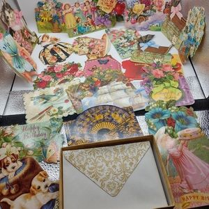 Greeting cards Victorian reproduction new box of 24